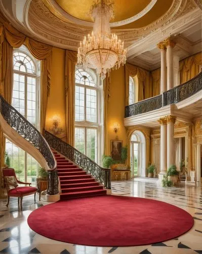 ritzau,palladianism,europe palace,foyer,crown palace,royal interior,grand hotel europe,palatial,entrance hall,kempinski,marble palace,grandeur,hall of nations,elysee,enfilade,montecarlo,crillon,ballroom,luxury hotel,opulence,Art,Artistic Painting,Artistic Painting 03