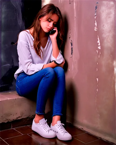 mitzeee,on the phone,girl sitting,thinking,behaving,depressed woman,blue shoes,worried girl,pensive,relaxed young girl,girl praying,holding shoes,chachi,stana,converses,converse,derya,sad girl,photo session in torn clothes,superga,Illustration,Vector,Vector 21