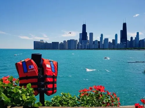 chicago,chicago skyline,chicagoan,navy pier,chicagoland,streeterville,lakefront,lake shore,lifejackets,edgewater,shedd,lakeshore,great lakes,chicagoans,wilmette,detriot,northwestern,evanston,lake michigan,birds of chicago,Art,Artistic Painting,Artistic Painting 26