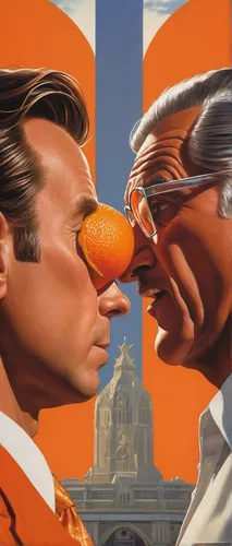 netherlands-belgium,orange slices,valencia orange,aperol,orange,orange trumpet,orange slice,election,divided,murcott orange,nose-wise,italian poster,half orange,dali,dispute,oranges,opinion poll,surrealism,split personality,politics,Conceptual Art,Fantasy,Fantasy 20