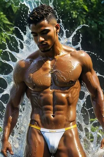 kushti,wet body,photoshoot with water,kunal,gaganjeet,aqualad,Art,Artistic Painting,Artistic Painting 22