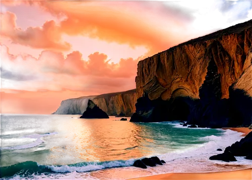 durdle door,cliffs of etretat,etretat,jurassic coast,cliffs etretat,clifftops,cliffs ocean,quiberon,cliffs,pentire,cliff coast,clifftop,flamborough,normandy,the cliffs,coastal landscape,bossiney,seascape,sceleton coast,furore,Illustration,Realistic Fantasy,Realistic Fantasy 47