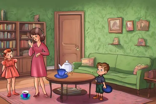 Разбирая на 2 части фиолетовая голубая чашка,the little girl's room,umbridge,familiars,game illustration,children's background,cartoon video game background,arrietty,cute cartoon image,miniaturist,dol