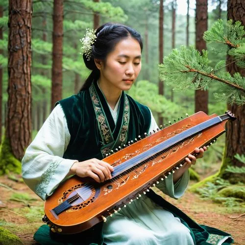 guqin,gayageum,guzheng,psaltery,kantele,dulcimer,Conceptual Art,Daily,Daily 07