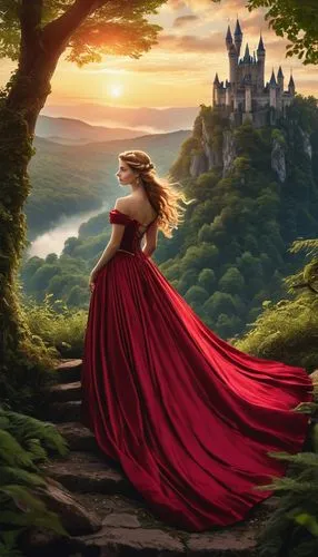 eilonwy,red cape,red gown,fantasy picture,gothel,rapunzel,fantasia,fairy tale,man in red dress,fairytale,a fairy tale,fairy tale character,lady in red,celtic woman,world digital painting,nargothrond,cersei,fairytales,girl in red dress,belle,Photography,General,Realistic