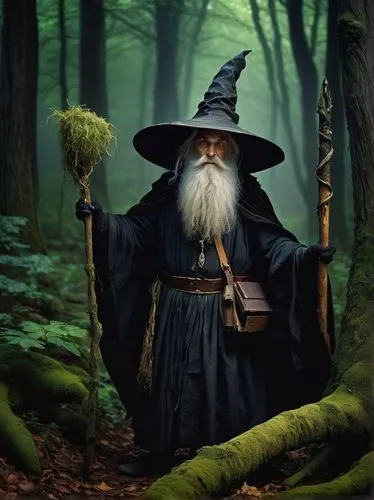 radagast,gandalf,the wizard,wizard,raistlin,magidsohn,sorcerer,druidry,myrddin,magus,fantasy picture,wizards,broomstick,witchfinder,halvdan,druidic,the wanderer,druid,witchdoctor,eldershaw,Art,Classical Oil Painting,Classical Oil Painting 07