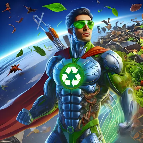 recycling world,eco,superhero background,green lantern,plastic waste,environmentally sustainable,waste collector,recycle,recycle bin,earth day,environmentally friendly,patrol,sustainability,cleanup,re