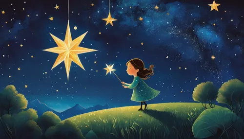 Craft a suspenseful narrative about a mysterious star that grants wishes to those who find it.,star of bethlehem,star-of-bethlehem,the star of bethlehem,falling star,garden star of bethlehem,bethlehem