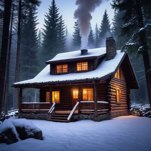 log cabin,the cabin in the mountains,winter house,log home,small cabin,winter background,mountain hut,christmas trailer,winter village,snowhotel,snow house,snowy landscape,snow scene,christmas snowy background,cabane,house in the forest,snow shelter,house in mountains,barkerville,warm and cozy,Conceptual Art,Daily,Daily 23