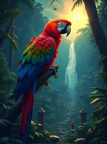 beautiful macaw,scarlet macaw,macaws of south america,macaw,light red macaw,macaw hyacinth