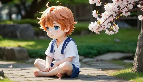 tamako,ichigo,nagisa,kururi,spring background,mirai,yotsuba,springtime background,neenan,orihime,sakura background,chihiro,haru,honoka,kazimiya,garrison,hibiya,anime 3d,girl sitting,japanese sakura background,Illustration,Realistic Fantasy,Realistic Fantasy 19