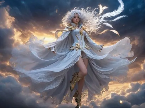 fantasy art,goddess of justice,sorceress,fantasy woman,archangel,fantasy picture,blue enchantress,heroic fantasy,priestess,angel,fantasy portrait,baroque angel,uriel,lady justice,the snow queen,the enchantress,guardian angel,light bearer,fire angel,zodiac sign libra,Illustration,Realistic Fantasy,Realistic Fantasy 02