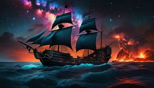 fantasy picture,fireships,pirate ship,sea sailing ship,sailing ship,sail ship,maelstrom,caravel,sailing ships,galleon,fantasy art,fireship,sailing,3d fantasy,sea fantasy,shipwreck,ghost ship,fire background,scarlet sail,world digital painting,Photography,Artistic Photography,Artistic Photography 06