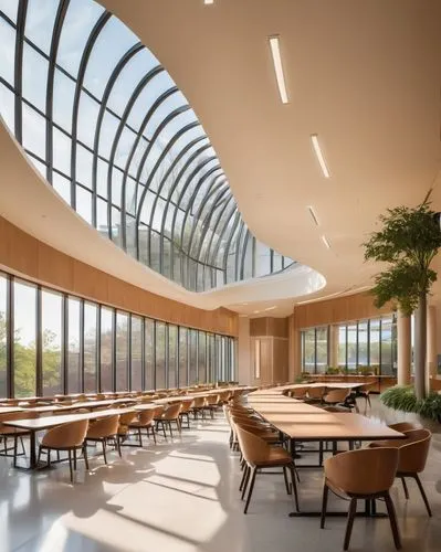 daylighting,school design,cafeteria,longaberger,cupertino,atriums,safdie,schulich,lunchroom,snohetta,blavatnik,university library,modern office,technion,lecture hall,wintergarden,home of apple,apple store,breakfast room,kaust,Illustration,Retro,Retro 08