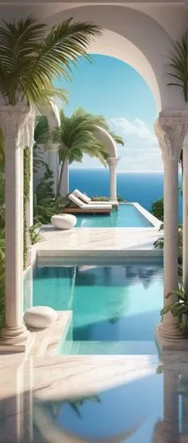 amanresorts,palmilla,mustique,holiday villa,paradisus,pool house,tropical house,luxury property,riviera,3d rendering,resort,paradis,infinity swimming pool,swimming pool,tropical island,luxury hotel,pool bar,cabana,ocean paradise,render,Art,Classical Oil Painting,Classical Oil Painting 32