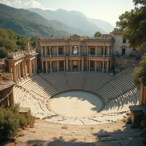 ancient theatre,epidaurus,amphitheatres,roman theatre,celsus library,ephesus,open air theatre,cinecitta,amphitheatre,amphitheaters,celsus,amphitheater,gladiatorial,eretria,italica,messene,theatrum,delphi,atlas theatre,poppaea,Photography,General,Realistic