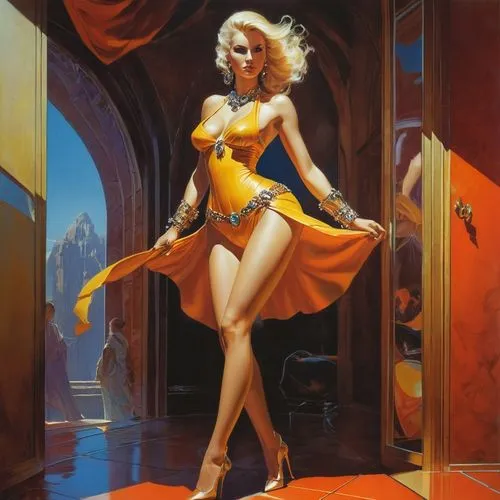 hildebrandt,mcquarrie,struzan,frazetta,radebaugh,farragher,kuenzer,fantasy woman,marylyn monroe - female,currin,tanith,vanderhorst,brubaker,guenter,palmiotti,pin-up girl,whitmore,mcginnis,emshwiller,blonde woman,Conceptual Art,Fantasy,Fantasy 04