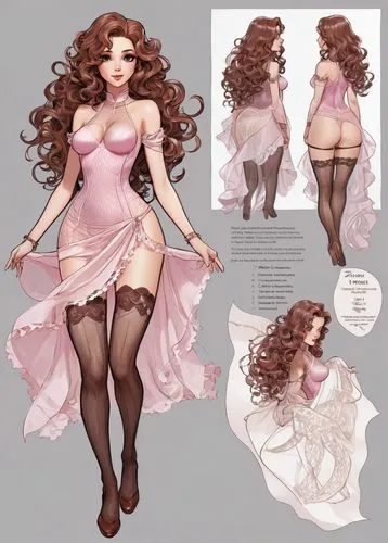 corsetry,valentine pin up,dress doll,euphemia,female doll,doll dress,Unique,Design,Character Design