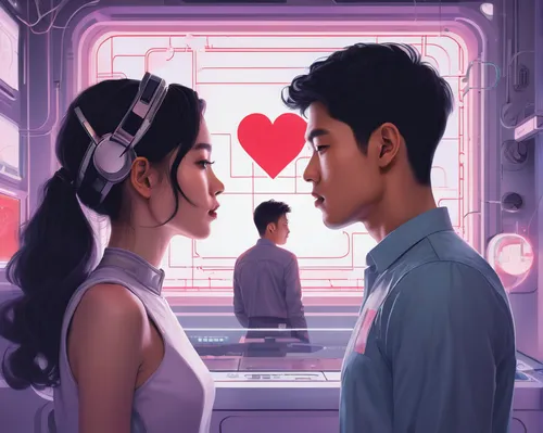 cg artwork,sci fiction illustration,passengers,kdrama,throughout the game of love,heart lock,two hearts,star ship,connections,cube love,valentines day background,kimjongilia,couple in love,rosa ' amber cover,honeymoon,love in air,connection,game illustration,pda,connecting,Conceptual Art,Daily,Daily 10