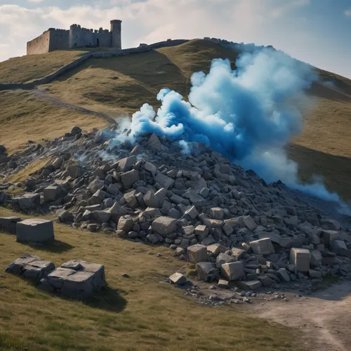 kings landing,smoke bomb,citadelle,digital compositing,ruined castle,summit castle,alpino-oriented milk helmling,blauara,gaztelugatxe,castle bran,burning of waste,icelanders,smoke stacks,green smoke,castle ruins,volcanic activity,steam machine,spoil tip,steam machines,fire breathing dragon,Photography,General,Natural