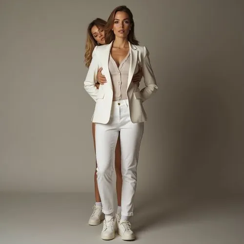 pantsuits,pantsuit,menswear for women,tereshchuk,crewcuts,white clothing