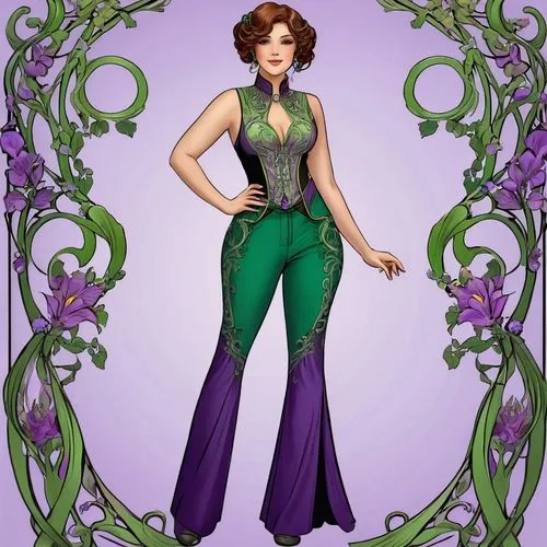 megara,satine,tiana,dressup,princess anna,art deco woman,Illustration,Retro,Retro 13