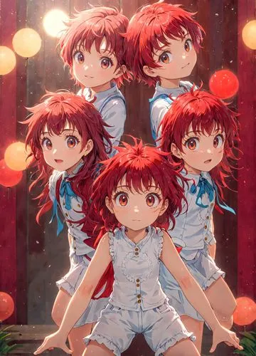 octuplets,himeno,quintuplets,biri,kumiko,toshiyori,Anime,Anime,Traditional