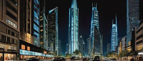 coruscating,coruscant,guangzhou,supertall,wangfujing,shanghai,klcc,xujiahui,taikoo,futuristic architecture,dubia,abdali,dubay,ctbuh,azrieli,cybercity,urban towers,shenzhen,komtar,mongkok,Art,Artistic Painting,Artistic Painting 01