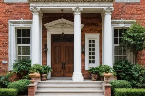 house entrance,portico,entryway,henry g marquand house,front door,dillington house,reynolda,entranceway,palladian,the threshold of the house,front porch,porch,entryways,main door,beningbrough,doric columns,italianate,house front,house with caryatids,flock house,Illustration,Paper based,Paper Based 10