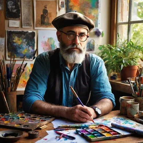 artist portrait,sculptor ed elliott,italian painter,vincent van gough,painting technique,drawing course,illustrator,artist,art tools,studio ghibli,self-portrait,glass painting,craftsman,artist color,leonardo devinci,itamar kazir,high-wire artist,caricaturist,art academy,man portraits,Photography,Fashion Photography,Fashion Photography 16