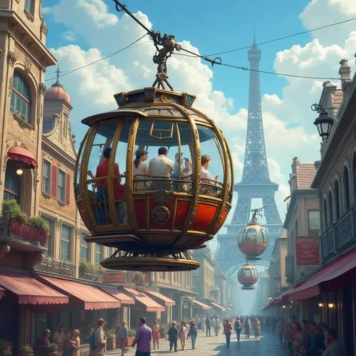 gondola,shanghai disney,cablecar,cable cars,cable car,eurodisney