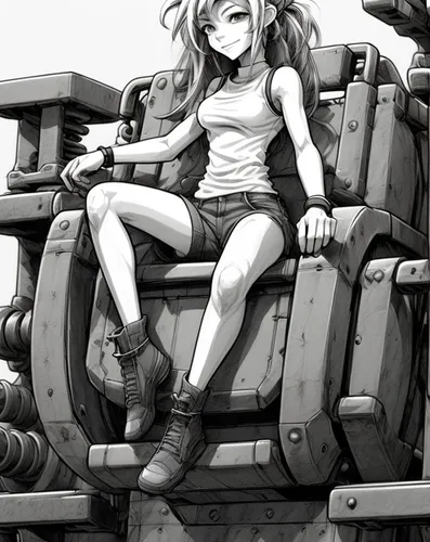 sitting on a chair,asahina,akano,hausser,biri,toga