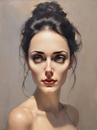 heatherley,etty,lovinescu,young woman,woman face,nicolaescu,nestruev,woman's face,girl portrait,portrait of a girl,evgenia,lobanov,chudinov,woman portrait,fonteyn,jeanneney,rahimov,donsky,oil painting,mystical portrait of a girl,Digital Art,Impressionism