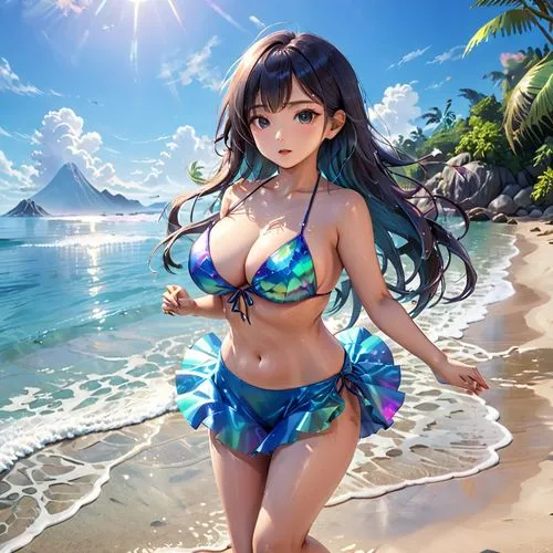 beach background,ocean background,summer background,aloha,beach scenery,mai,Anime,Anime,General