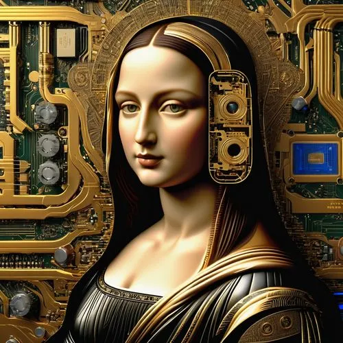 gioconda,pinturicchio,iconographer,mona lisa,computer art,bvm,computer graphics,mona,graphic card,iconographical,tretchikoff,monalisa,davinci,theodora,digiart,vinci,girl at the computer,computer icon,motherboard,majevica,Photography,General,Sci-Fi