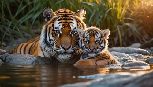 tigers,asian tiger,watering hole,bengal tiger,tiger cub,bengal,sumatran tiger,siberian tiger,wildlife,young tiger,big cats,water hole,wild animals,animal photography,tropical animals,cute animals,tiger,exotic animals,a tiger,malayan tiger cub,Photography,General,Cinematic