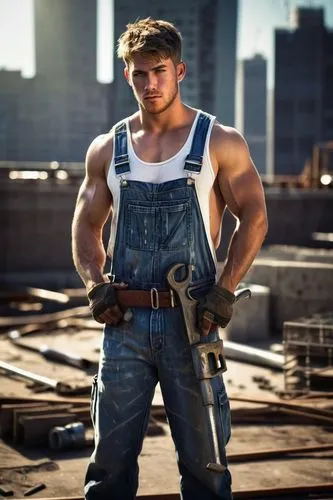 ironworker,builder,construction worker,roofer,foreman,tradesman,constructorul,workman,roughneck,lumberjax,plumber,dungarees,liefeld,handyman,bjornsson,hayner,overalls,tool belt,wightman,workingman,Illustration,Paper based,Paper Based 06