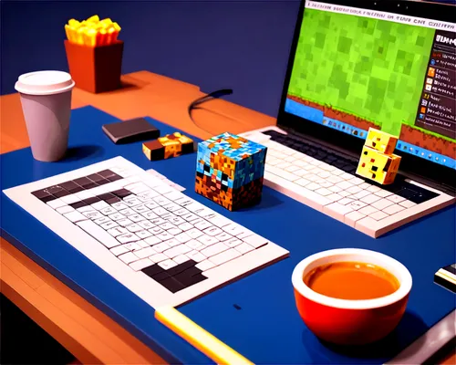 voxel,voxels,3d render,low poly coffee,working space,cinema 4d,workspace,workstation,computable,workspaces,deskjet,workbench,3d rendered,softdesk,workstations,blender,desk,lowpoly,work desk,robocup,Unique,Pixel,Pixel 03