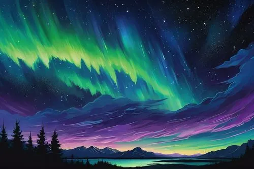 northen lights,auroras,northern lights,norther lights,the northern lights,northern light,aurorae,aurora colors,nothern lights,auroral,aurora,alaska,green aurora,northen light,polar aurora,sealaska,beautiful wallpaper,aurora polar,northernlight,aurora butterfly,Illustration,Realistic Fantasy,Realistic Fantasy 23