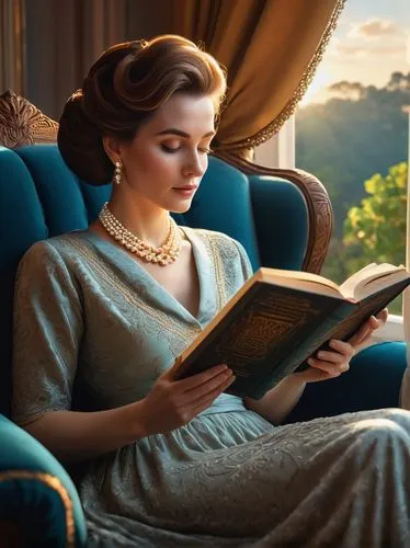 lectura,ingrid bergman,maureen o'hara - female,relaxing reading,blonde woman reading a newspaper,women's novels,reading,girl studying,principessa,book wallpaper,mitford,perugini,elegante,maurier,read a book,elegance,little girl reading,elegant,librarian,bibliophile,Illustration,Retro,Retro 16