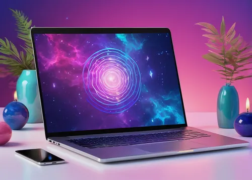 Minimalist wallpaper for a serene laptop background.,apple macbook pro,macbook pro,colorful foil background,blur office background,unicorn background,retina nebula,floral digital background,purple bac