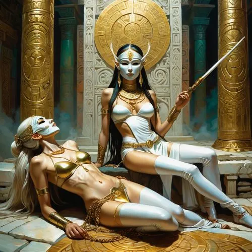 huaylas,priestesses,goddesses,elsas,akhnaten,mahabharatha,Conceptual Art,Fantasy,Fantasy 18