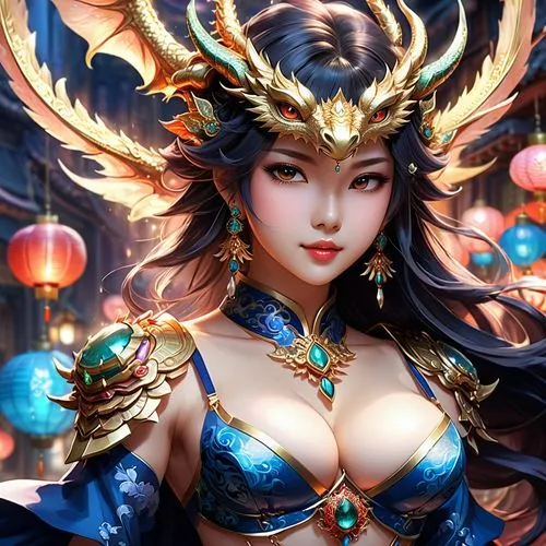 diaochan,yangmei,qingyi,xixia,qianwen,yuanhong,chengjie,xianwen,xiaohua,qingqi,xiaoyan,oriental princess,tianxia,kuanyin,qihua,shizhu,dianbai,lezha,qilin,xiaomei,Illustration,Realistic Fantasy,Realistic Fantasy 01