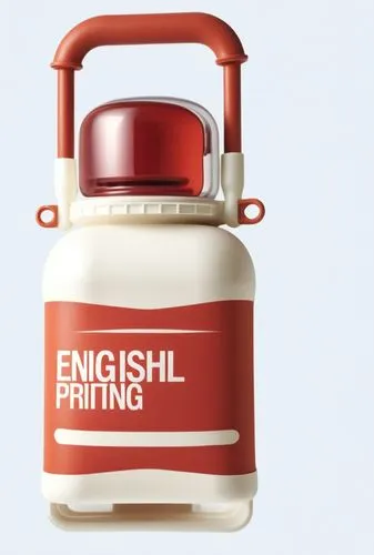 清新时尚 英文印字,an english printing can be seen with a bottle attached to it,engine oil,extinguisher,emulsifying,fire extinguisher,extinguish,englishes