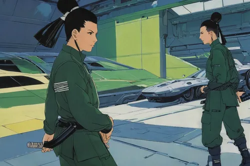 Write a story about Shikamaru Nara's clever strategy during a thrilling battle.,sidonia,kawasaki c-2,scifi,officers,police uniforms,evangelion unit-02,patrols,military organization,military uniform,sc