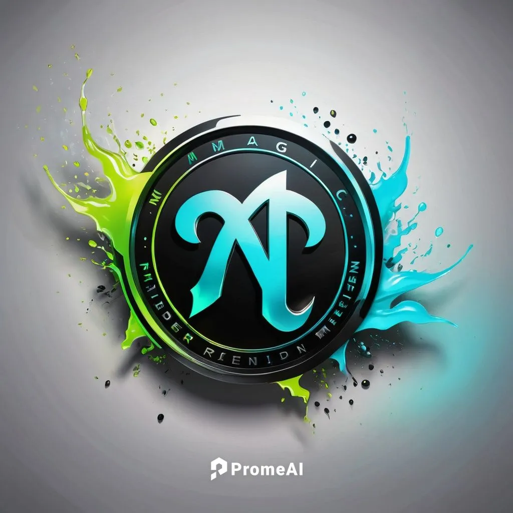 "Magic Render" logo in metel finish
,an abstract sign is featured on the side of a gray wall,logo header,musicnet,infinity logo for autism,kodi,logodesign,android icon,social logo,steam logo,arrow log