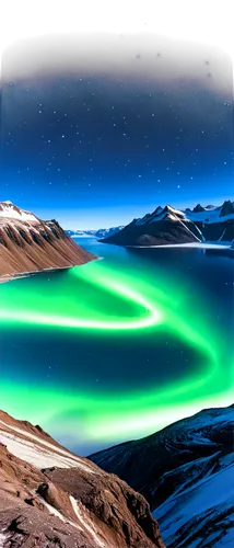 Cool Earth, planetary surface, misty atmosphere, icy blue oceans, swirling clouds, rocky terrain, vast mountain ranges, glowing aurora lights, stars twinkling in night sky, 3/4 composition, panoramic 