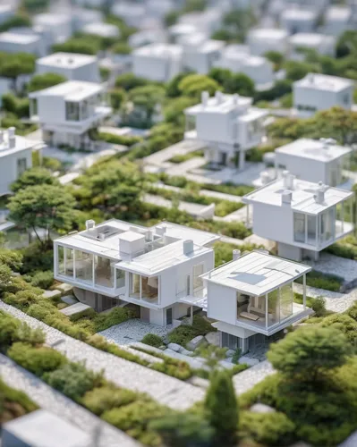 cube stilt houses,blocks of houses,tilt shift,3d rendering,new housing development,townhouses,urban design,human settlement,urban development,suburban,residential,garden buildings,row of houses,housing estate,urbanization,housing,mixed-use,apartment buildings,apartment blocks,white buildings,Unique,3D,Panoramic