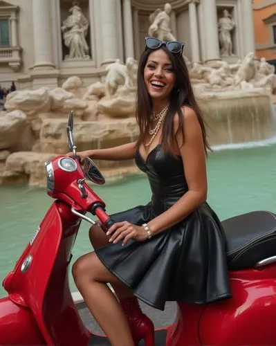 vespa,gilera,piaggio,trevi fountain,di trevi,italiana,Photography,Fashion Photography,Fashion Photography 01