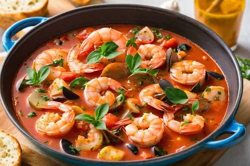 This Buttery Shrimp & Tomato Cioppino features tangy tomato flavors with a kiss of garlic and fresh herbs.,prawns in tomato sauce,shrimps and feta,fra diavolo sauce,spicy prawn soup,scampi shrimp,seaf